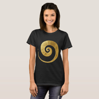 Gul Virveldesign T Shirt