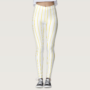 Gul vit färgar den moderna malleleganten leggings