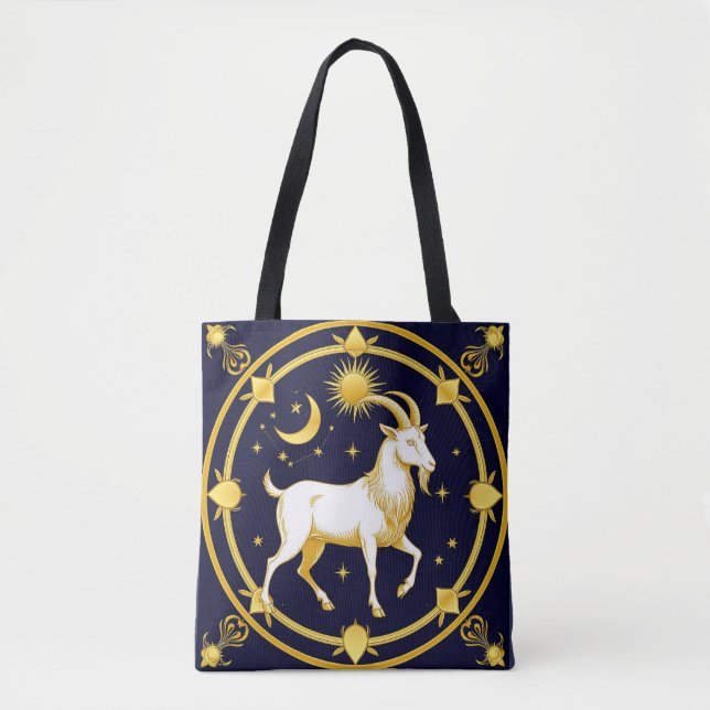 Gul Zodiak Stenbock Design Tygkasse (Framsida)