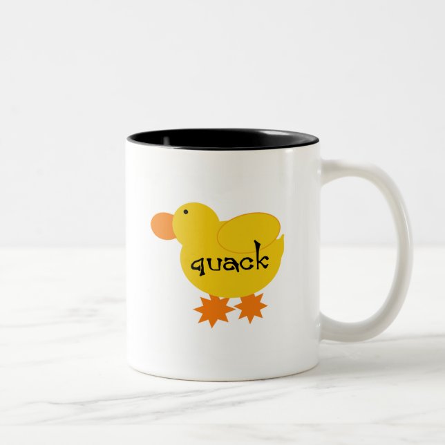 Gula ankasnatterTshirts och gåvor Två-Tonad Mugg (Höger)