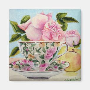 Gula Apple & Teakoppmagnet Magnet