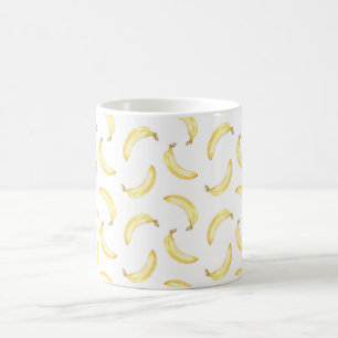 Gula bananer frukt kaffemugg