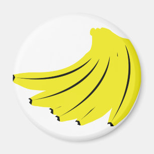 gula bananfrukter magnet