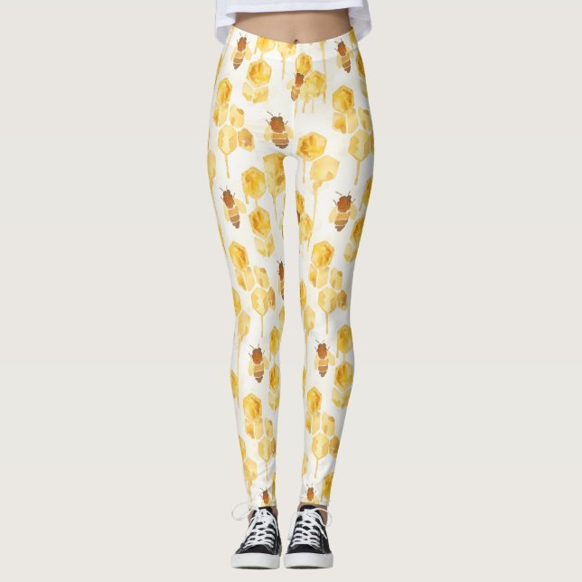 Gula Bin Leggings (Framsida)