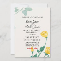 Gula blommor Blommig design Bröllop
