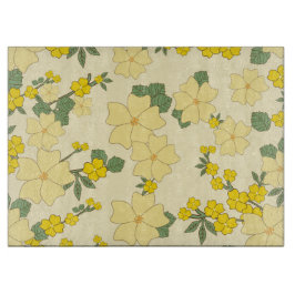 Gula blommor, Blommönster, Mönster om blommor