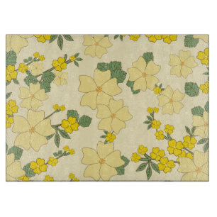 Gula blommor, Blommönster, Mönster om blommor