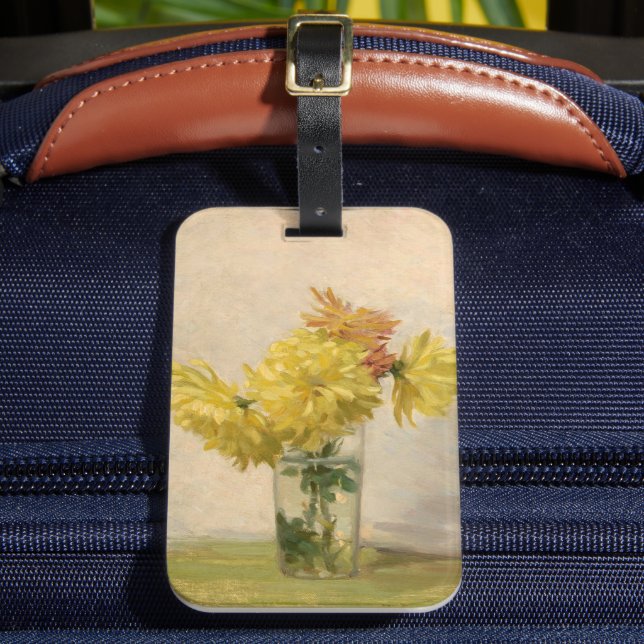 Gula blommor Bouquet | Edward Herbert Barnard Bagagebricka (Framsida Insitu 2)