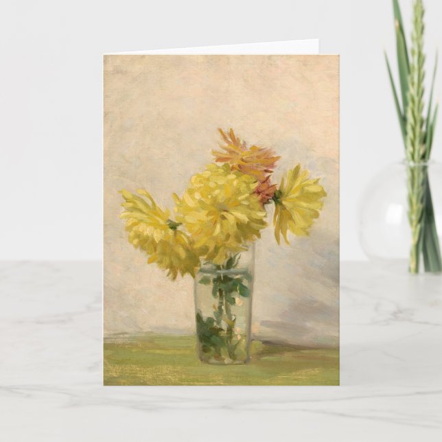 Gula blommor Bouquet | Edward Herbert Barnard Kort (Framsida)