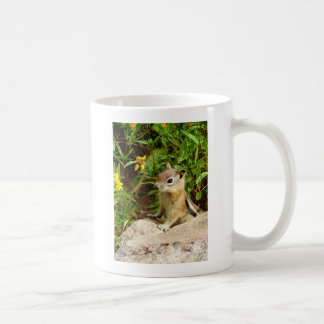 Gula blommor Chipmunk Kaffemugg