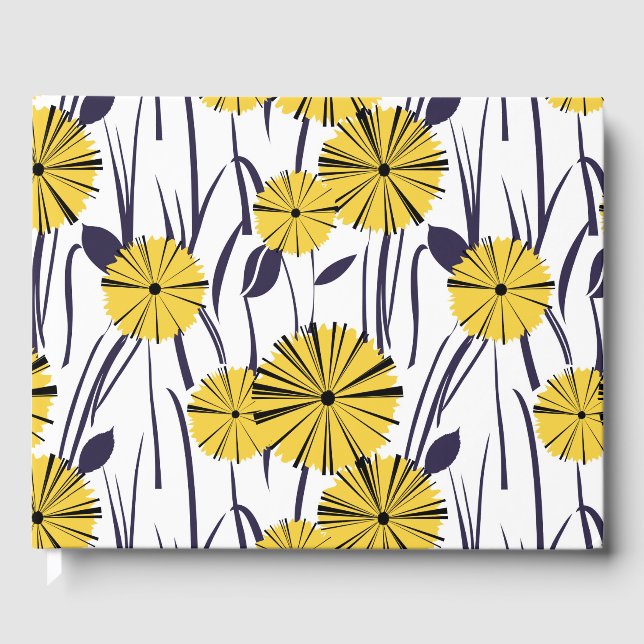 Gula blommor gästböcker (Framsida)