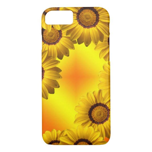 Gula blommor i solljus Case-Mate iPhone skal (Baksida)