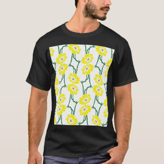 Gula blommor: Illustrerat sjölöst Mönster T Shirt