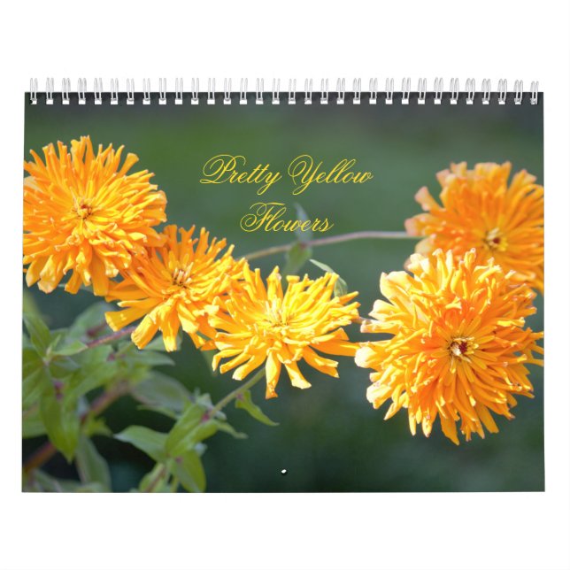 Gula blommor  kalender (Omslag)