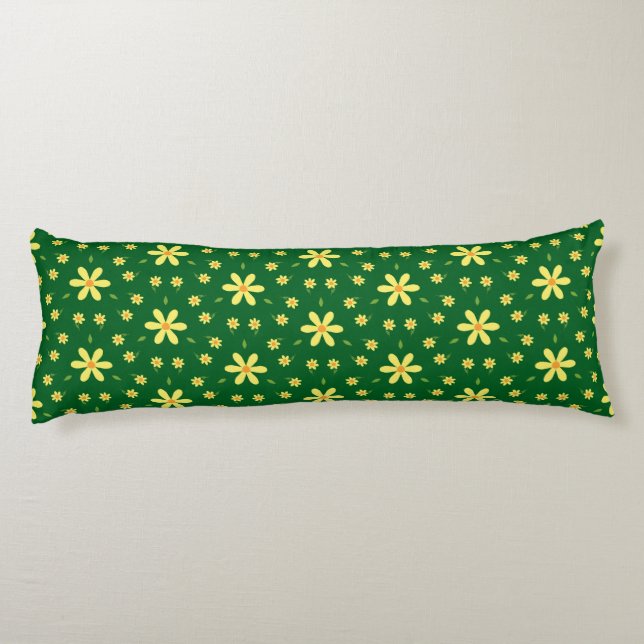 Gula blommor kroppskudde (Baksidan)