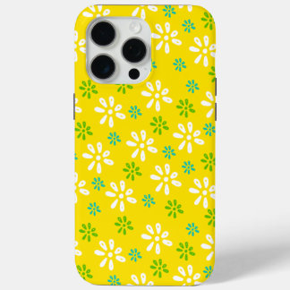 Gula blommor Mönster iPhone 15 Pro Max Fodral