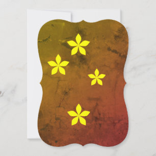Gula blommor på grått-bakgrund