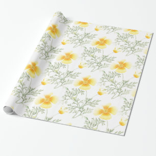 Gula blommor presentpapper
