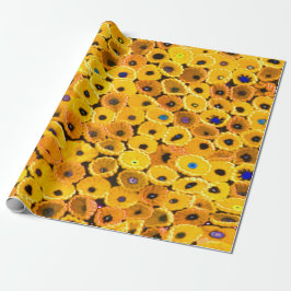gula blommor presentpapper