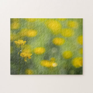 Gula blommor pussel
