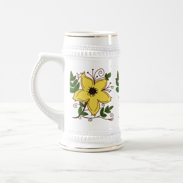 gula blommor sejdel (Vänster)