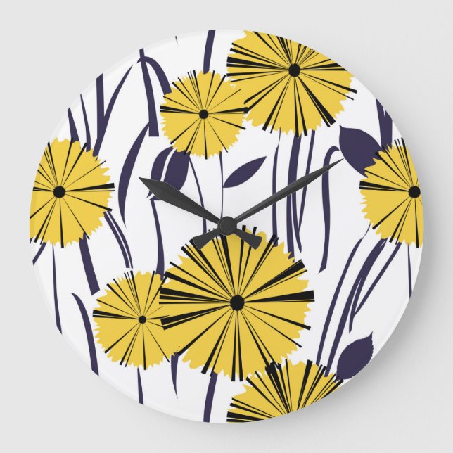 Gula blommor stor klocka (Framsida)