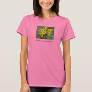 Gula blommor t shirt