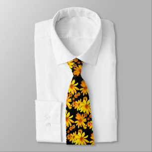 Gula blommor Tie Slips