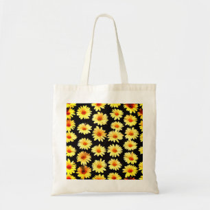 Gula blommor Tote Tygkasse
