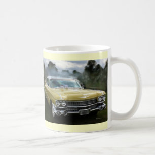Gula Cadillac Kaffemugg