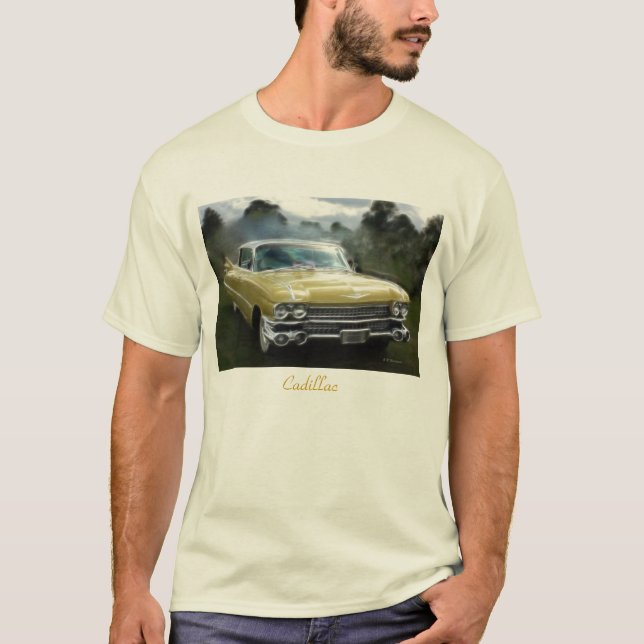 Gula Cadillac T-shirt (Framsida)