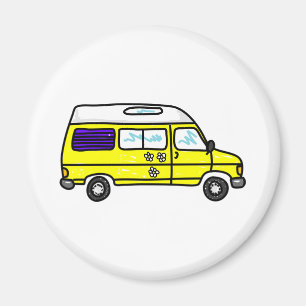 Gula Campervan Magnet