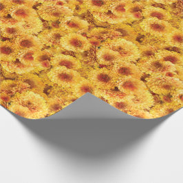 Gula Chrysanthemums Presentpapper