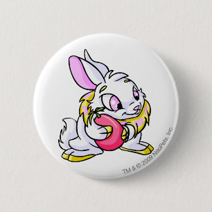 Gula Cybunny som kramar Negg Knapp