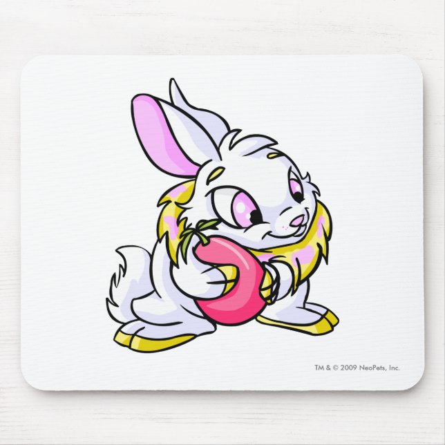 Gula Cybunny som kramar Negg Musmatta (Framsidan)