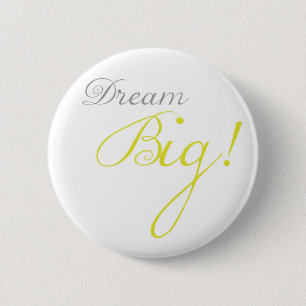 Gula dröm- stora Motivational knäppas Knapp