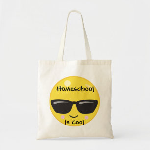 Gula Emoji Homeschool är kall Tygkasse