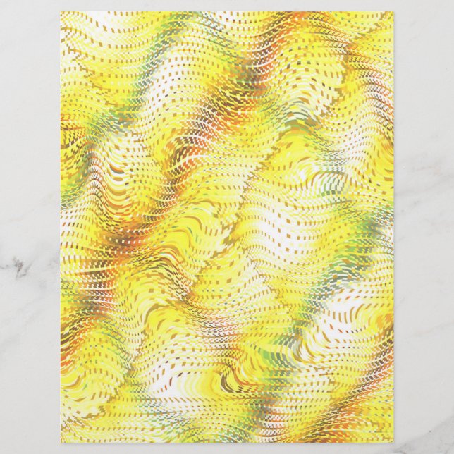 Gula falska ormhud bulk scrapbookpapper reklamblad (Framsidan)