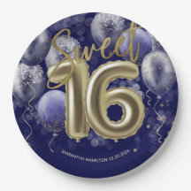 Gula fjällröta 16-dagarsballonger Party Royal Blue