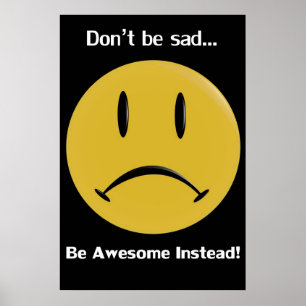 Gula Frowny Poster