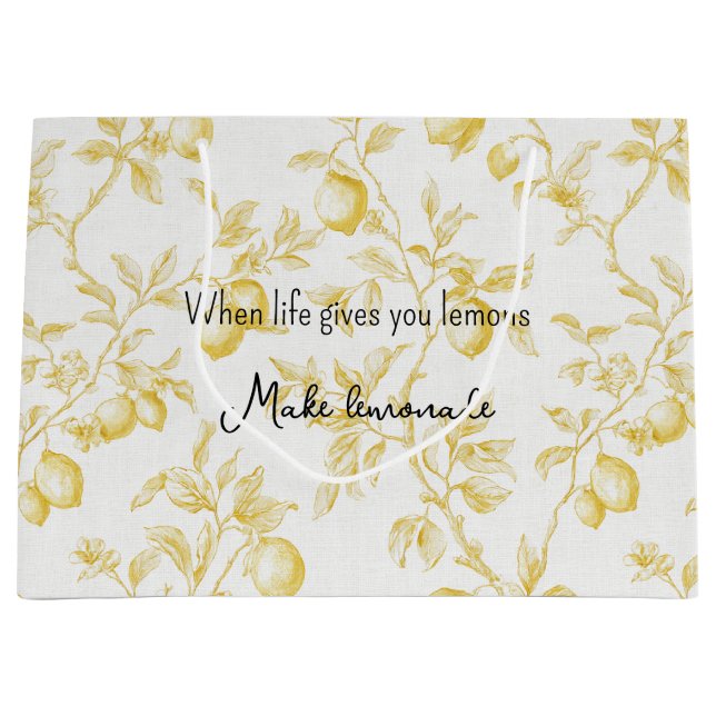 Gula frukter citroner gör lemonad (Framsidan)