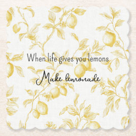 Gula frukter citroner gör lemonad underlägg papper