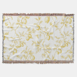 Gula fruktl citroner gör lemonad filt