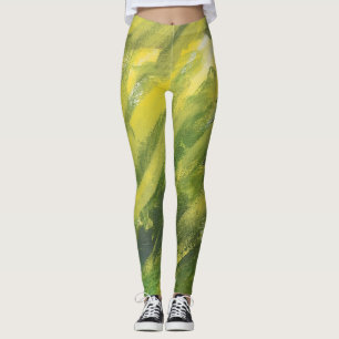 Gula Gröna Leggings
