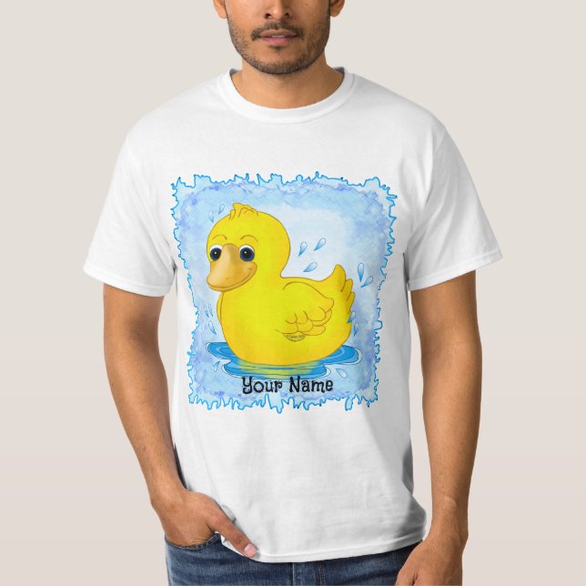 Gula gummiank T-shirts (Framsida)