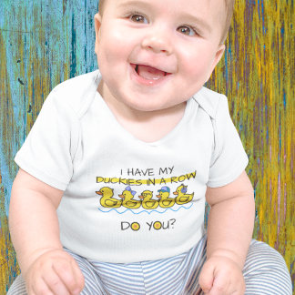 Gula gummiankor Baby-bodysuit T Shirt
