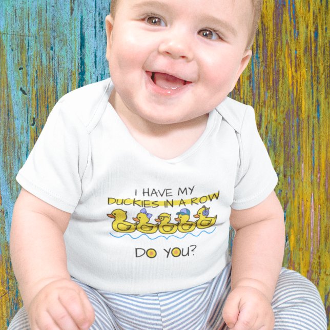 Gula gummiankor Baby-bodysuit T Shirt (Skapare uppladdad)