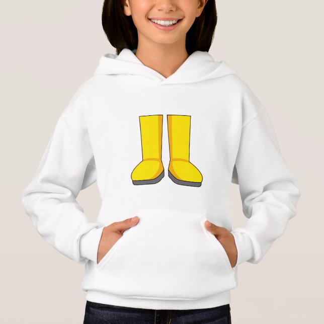 Gula gummistövlar t shirt (Framsida)