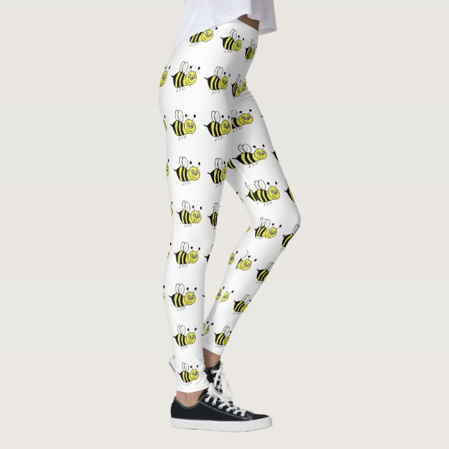 Gula honungsbi-legginningar leggings (Höger)