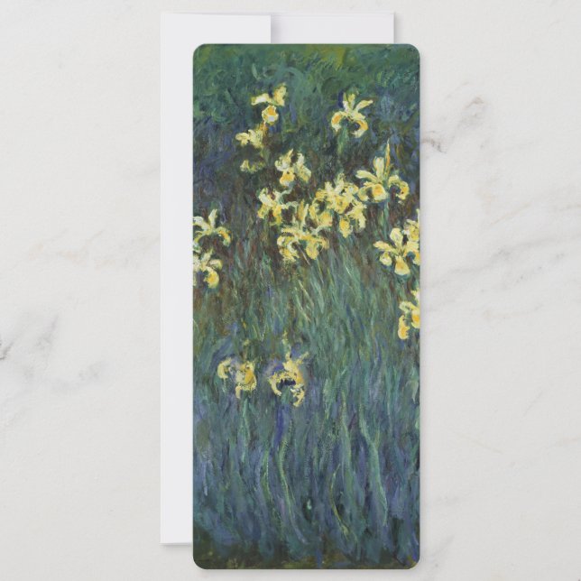 Gula Iris av Claude Monet, Vintage Finkonst (Framsida)